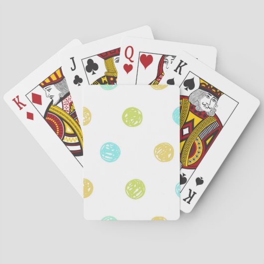 Polka-puntpatroon Pokerkaarten (Achterkant)