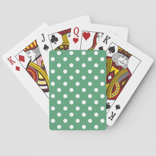 Polka-puntpatroon Pokerkaarten (Achterkant)