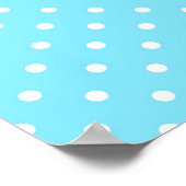 Polka-puntpatroon Poster (Hoek)