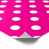 Polka-puntpatroon Poster (Hoek)