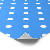 Polka-puntpatroon Poster (Hoek)