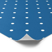 Polka-puntpatroon Poster (Hoek)