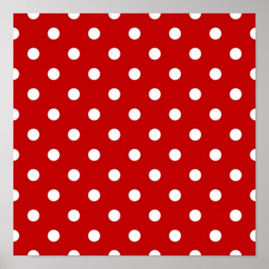 Polka-puntpatroon Poster (Voorkant)