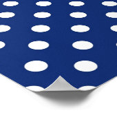 Polka-puntpatroon Poster (Hoek)