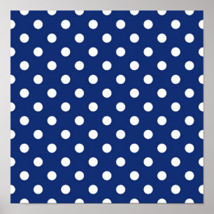 Polka-puntpatroon Poster