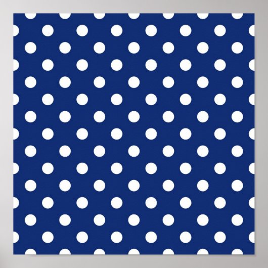 Polka-puntpatroon Poster (Voorkant)