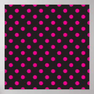 Polka-puntpatroon Poster