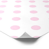 Polka-puntpatroon Poster (Hoek)