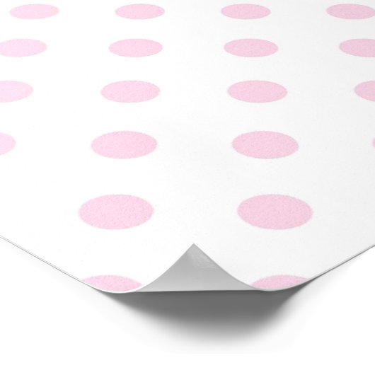 Polka-puntpatroon Poster (Hoek)