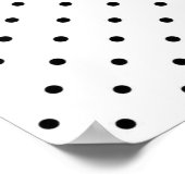 Polka-puntpatroon Poster (Hoek)