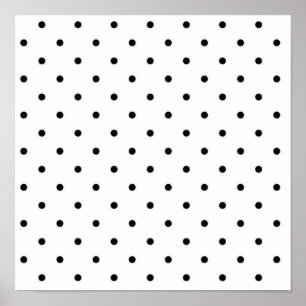 Polka-puntpatroon Poster