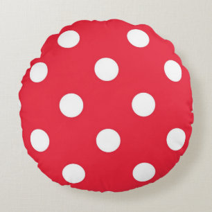 Polka-puntpatroon Rond Kussen
