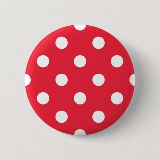 Polka-puntpatroon Ronde Button 5,7 Cm (Voorkant)