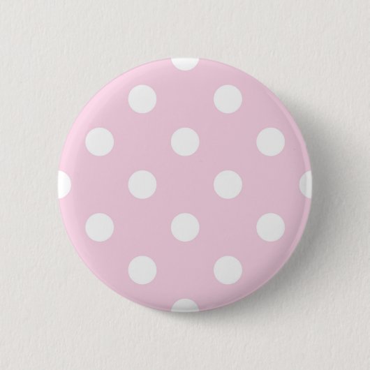 Polka-puntpatroon Ronde Button 5,7 Cm (Voorkant)