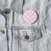 Polka-puntpatroon Ronde Button 5,7 Cm (In situ)