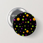 Polka-puntpatroon Ronde Button 5,7 Cm (Voorkant /achterkant)