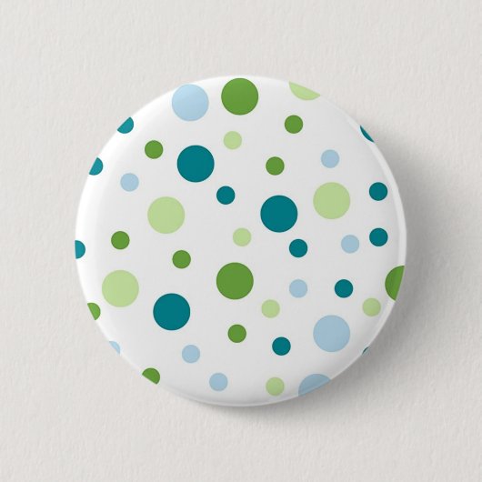 Polka-puntpatroon Ronde Button 5,7 Cm (Voorkant)