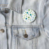 Polka-puntpatroon Ronde Button 5,7 Cm (In situ)