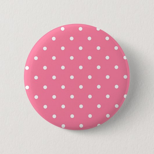 Polka-puntpatroon Ronde Button 5,7 Cm (Voorkant)
