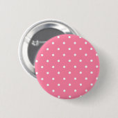 Polka-puntpatroon Ronde Button 5,7 Cm (Voorkant /achterkant)