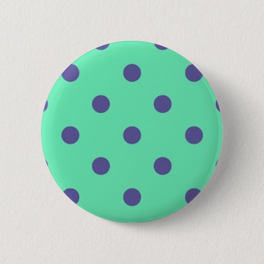 Polka-puntpatroon Ronde Button 5,7 Cm (Voorkant)