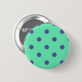 Polka-puntpatroon Ronde Button 5,7 Cm (Voorkant /achterkant)
