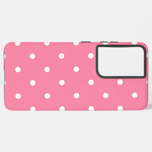 Polka-puntpatroon Samsung Galaxy Hoesje (Linkerkant)