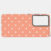 Polka-puntpatroon Samsung Galaxy Hoesje (Linkerkant)