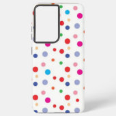 Polka-puntpatroon Samsung Galaxy Hoesje (Achterkant)