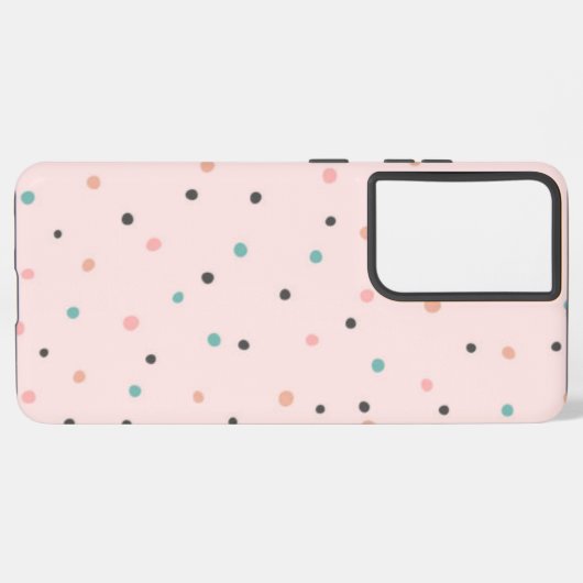 Polka-puntpatroon Samsung Galaxy Hoesje (Linkerkant)