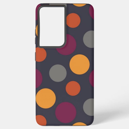 Polka-puntpatroon Samsung Galaxy Hoesje (Achterkant)
