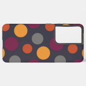 Polka-puntpatroon Samsung Galaxy Hoesje (Linkerkant)