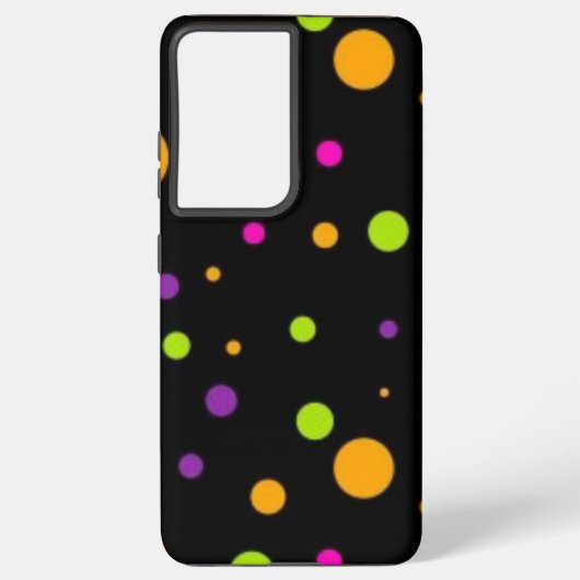 Polka-puntpatroon Samsung Galaxy Hoesje (Achterkant)