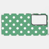 Polka-puntpatroon Samsung Galaxy Hoesje (Linkerkant)