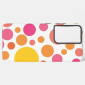 Polka-puntpatroon Samsung Galaxy Hoesje (Linkerkant)