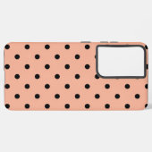 Polka-puntpatroon Samsung Galaxy Hoesje (Linkerkant)