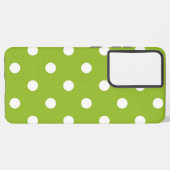 Polka-puntpatroon Samsung Galaxy Hoesje (Linkerkant)