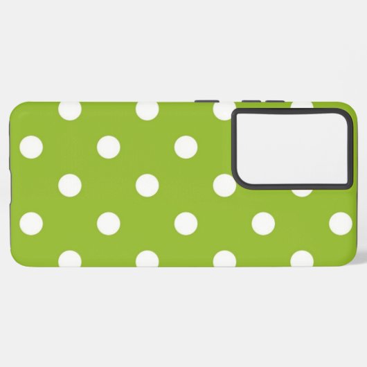 Polka-puntpatroon Samsung Galaxy Hoesje (Linkerkant)
