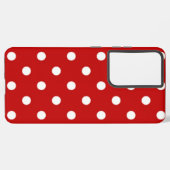 Polka-puntpatroon Samsung Galaxy Hoesje (Linkerkant)