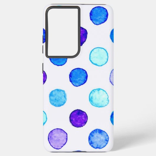 Polka-puntpatroon Samsung Galaxy Hoesje (Achterkant)