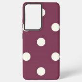 Polka-puntpatroon Samsung Galaxy Hoesje (Achterkant)