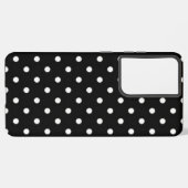 Polka-puntpatroon Samsung Galaxy Hoesje (Linkerkant)