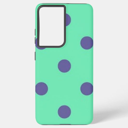 Polka-puntpatroon Samsung Galaxy Hoesje (Achterkant)