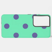 Polka-puntpatroon Samsung Galaxy Hoesje (Linkerkant)