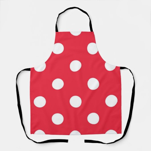 Polka-puntpatroon Schort (Voorkant)