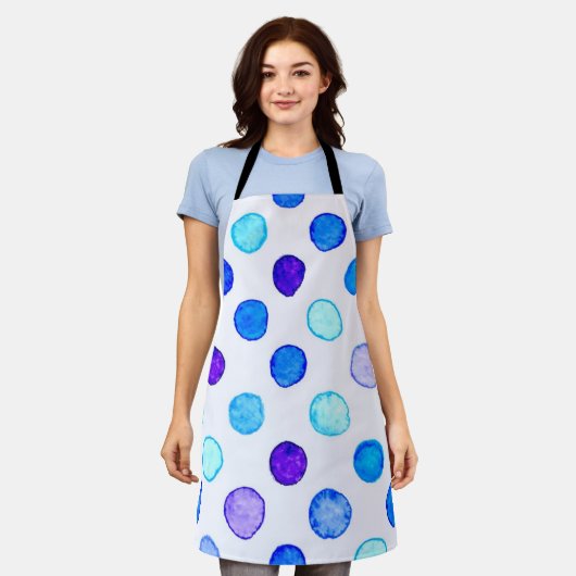 Polka-puntpatroon Schort (Gedragen)