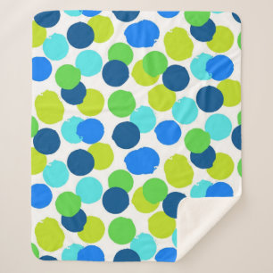 Polka-puntpatroon Sherpa Deken