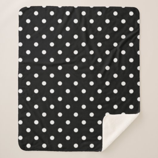 Polka-puntpatroon Sherpa Deken (Voorkant)