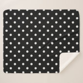 Polka-puntpatroon Sherpa Deken (Voorkant (horizontaal))