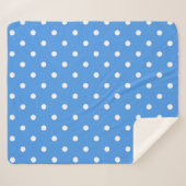 Polka-puntpatroon Sherpa Deken (Voorkant (horizontaal))